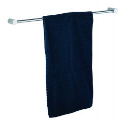 Porte-serviette 1 barre chromé 57,8 cm Sanea