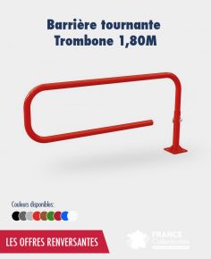 Promo barrière tournante Trombone 1.80 m