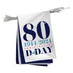 Guirlandes en tissu "anniversaire"- 80e anniversaire du débarquement