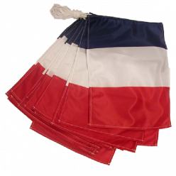 Guirlande tricolore drapeau france