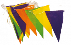 Guirlande flamme multicolore