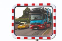 miroir routier rectangulaire garantie 5 ans, acrylique