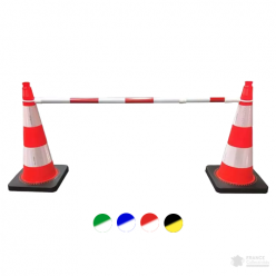 Barre extensible pour cônes coloris au choix