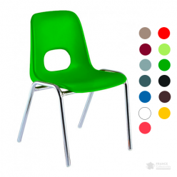 Chaise empilable Bologne coloris au choix
