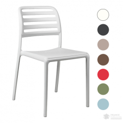 Chaise polypro Costa 7 coloris au choix
