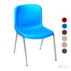 Chaise empilable Milan coloris au choix