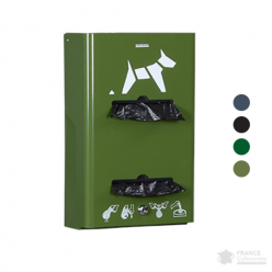 Distributeurs canins Hygeca 400 sacs 2 rouleaux coloris au choix