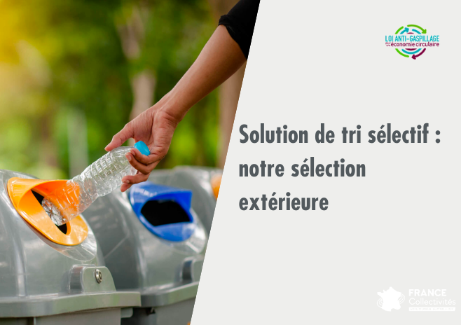 Solution de tri sélectif : notre sélection extérieure