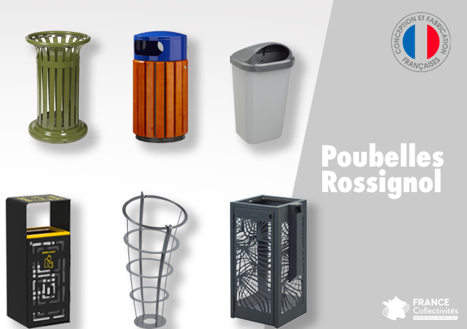 Rossignol, la référence des poubelles et solutions de tri sélectif Made in France