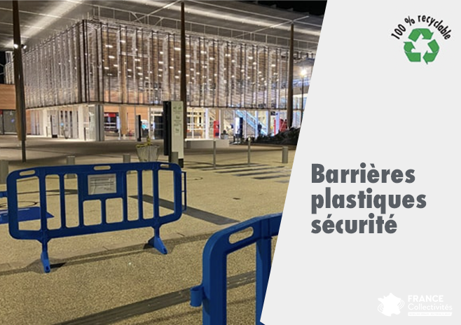 Barrière plastique de sécurité - Un équipement solide et multi-usages