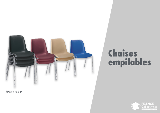 Chaises empilables