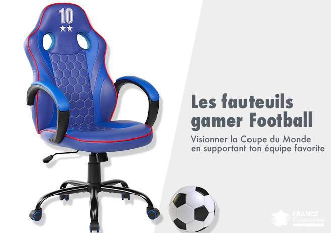 Les fauteuils gamer aux couleurs des équipes de foot de la Coupe du monde