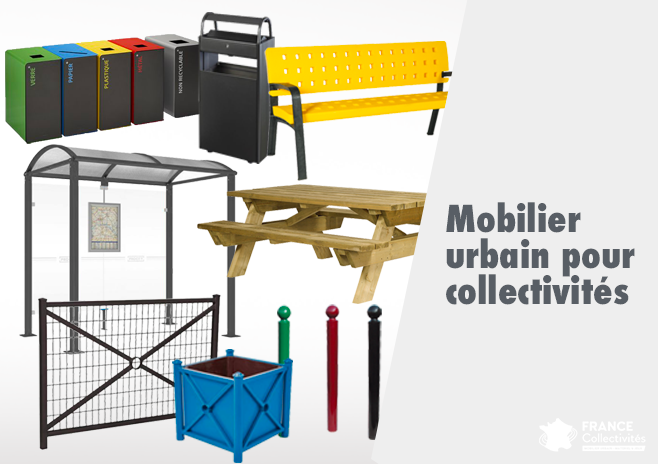 Mobilier urbain pour collectivités